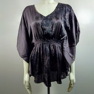 Studio Y Purple & Black Blouse